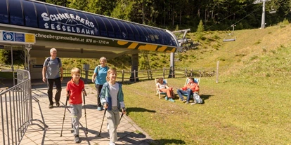 Trip with children - Hölles - Schneeberg Sesselbahn