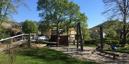 Ausflug mit Kindern - Alter der Kinder: 1 bis 2 Jahre - Wösendorf in der Wachau - Spielplatz vor dem Museum - Schifffahrtsmuseum Spitz