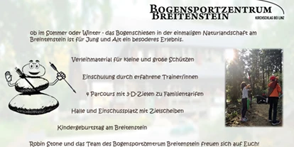 Reis met kinderen - Dauer: halbtags - Opper-Oostenrijk - Bogensportzentrum Breitenstein