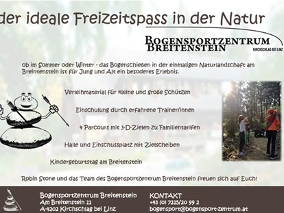 Ausflug mit Kindern - outdoor - Troß - Bogensportzentrum Breitenstein