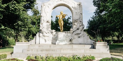 Ausflug mit Kindern - Landschaft: Flüsse - Purkersdorf (Purkersdorf) - Johann-Strauss-Denkmal im Stadtpark - Wien