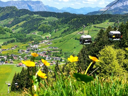 Ausflug mit Kindern - Themen in der Region: Skifahren - Österreich - Markbachjochbahn Wildschönau - Gondelfahren ist immer lustig - Wildschönau - Die erlebnisreiche Familien-Region
