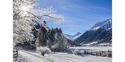 Ausflug mit Kindern - Landschaft: Flüsse - Gschnitztal im Winter - Wipptal