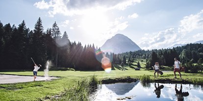 Ausflug mit Kindern - Landschaft: Berge - Tirol - Golfplatz Seefeld-Wildmoos - Region Seefeld - Tirols Hochplateau