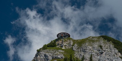 Ausflug mit Kindern - Landschaft: Berge - Tirol - Aussichtsplattform Adlerhorst im Rofangebirge  - Achensee