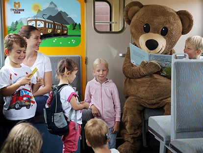 Ausflug mit Kindern - Umgebungsschwerpunkt: Wald - Gschaid (Altlengbach) - Spielewagen (c)NB-weinfranz - Erlebniszug Ötscherbär