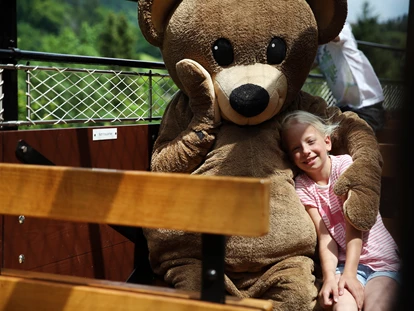 Ausflug mit Kindern - Witterung: Schönwetter - Pömling - Aussichtswagen (c)NB-weinfranz - Erlebniszug Ötscherbär