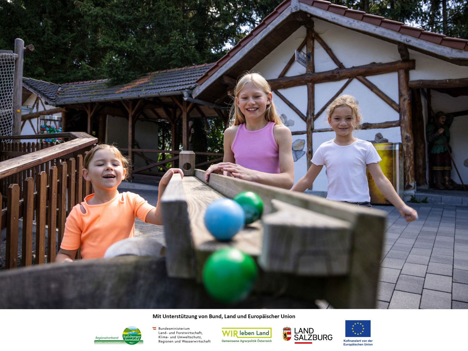 Ausflug mit Kindern: Kugeln durch das Salzburger Seenland