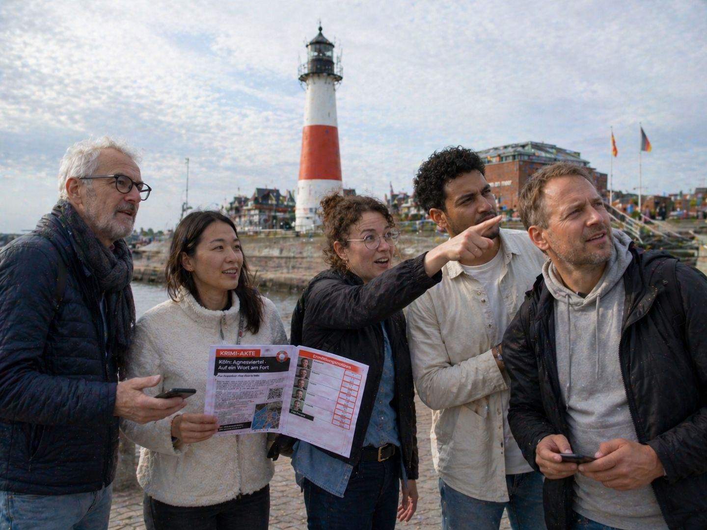 Destinazione dell'escursione - Krimi-Trail Büsum: Gezeiten des Verbrechens