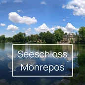 Destination - Symbolbild für Ausflugsziel Seeschloss Monrepos (Baden-Württemberg). - Seeschloss Monrepos