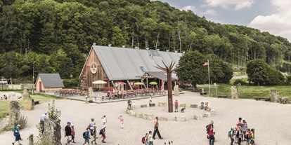 Ausflug mit Kindern - Gastronomie: kinderfreundliches Restaurant - Burgau (Landkreis Günzburg) - HöhlenErlebnisWelt Giengen-Hürben