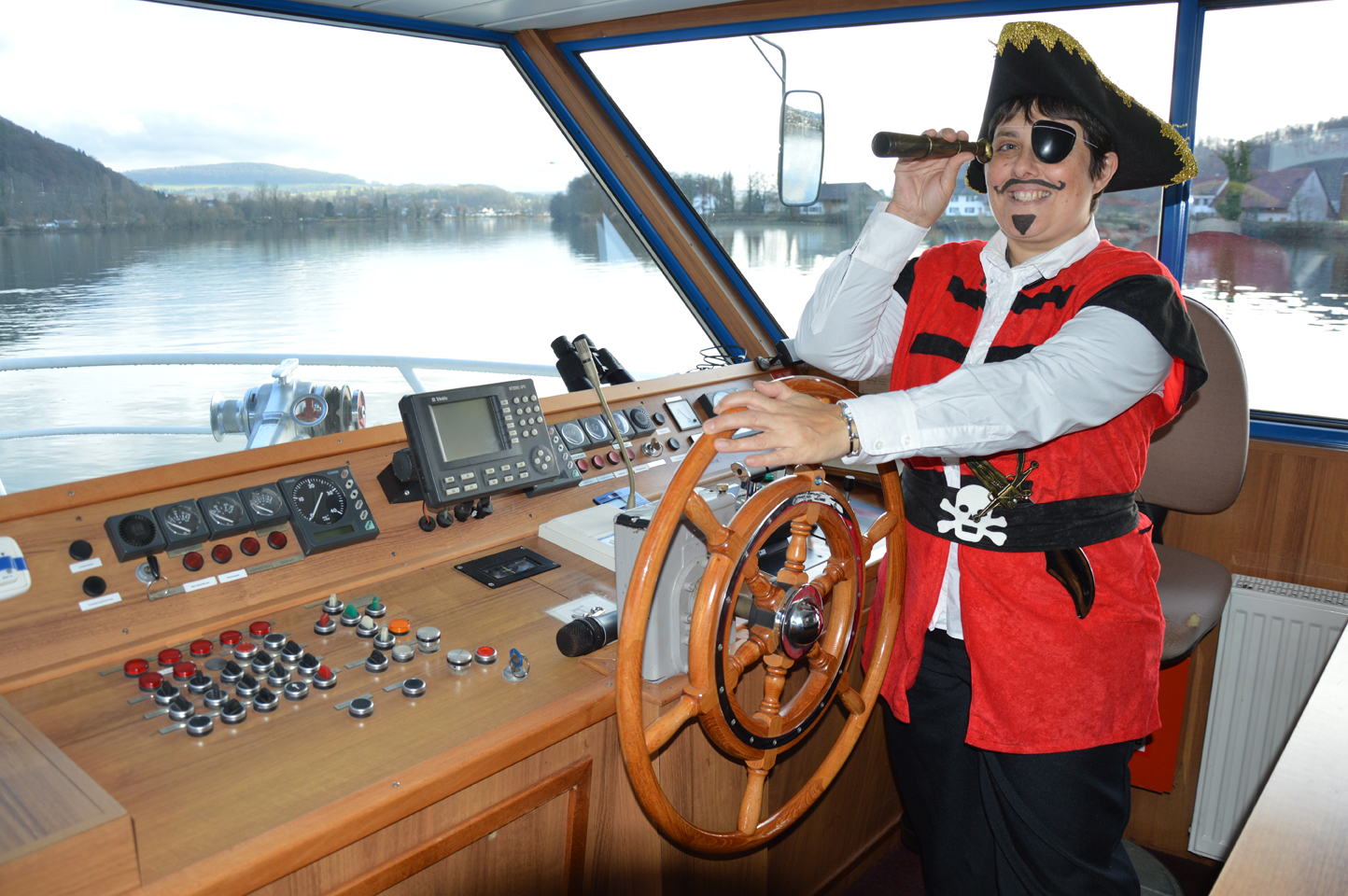 Ausflugsziel - Eine spannende Piratenfahrt auf dem Rhein - Kinderstadtführungen in Waldshut-Tiengen