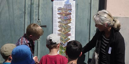Ausflug mit Kindern - Themenschwerpunkt: Action - Baden-Württemberg - Finde heraus, wie eigentlich eine Stadt gebaut wird! - Kinderstadtführungen in Waldshut-Tiengen
