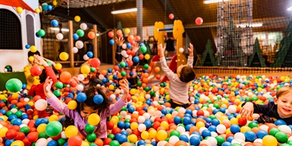 Trip with children - Sportanlage: Kletterhalle - Baden-Württemberg - Bällebad im Kinderparadies  - Spielscheune Unterkirnach 