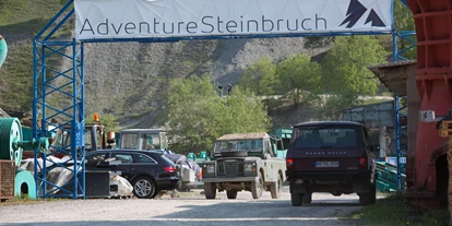 Trip with children - Rothenburg ob der Tauber - Willkommen im AdventureSteinbruch - AdventureSteinbruch