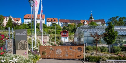 Ausflug mit Kindern - Alter der Kinder: 2 bis 4 Jahre - Haigerloch - Rosen- und Skulpturengarten Rosenfeld