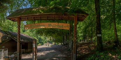 Ausflug mit Kindern - Alter der Kinder: 2 bis 4 Jahre - Bonndorf im Schwarzwald - Eingangsportal  - Wildgehege Waldshut