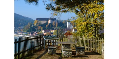 Ausflug mit Kindern - Oed am Seichten Graben - Ausblick Kalvarienberg Herbst
 - Panoramablick Grein Kalvarienberg