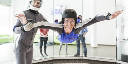 Ausflug mit Kindern - Ausflugsziel ist: eine Sportanlage - Schönkirchen-Reyersdorf - Windobona - Indoor Skydiving