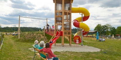 Ausflug mit Kindern - Freizeitpark: Erlebnispark - Niederösterreich - Rutschen- Kletterturm mit Hängebrücke - Kinderparadies Wirtshaus zur Minidampfbahn