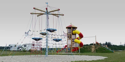 Trip with children - Freizeitpark: Erlebnispark - Austria - Kletterturm mit Nestkörben - Kinderparadies Wirtshaus zur Minidampfbahn