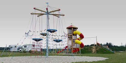 Ausflug mit Kindern - barrierefrei - Sprögnitz - Kletterturm mit Nestkörben - Kinderparadies Wirtshaus zur Minidampfbahn