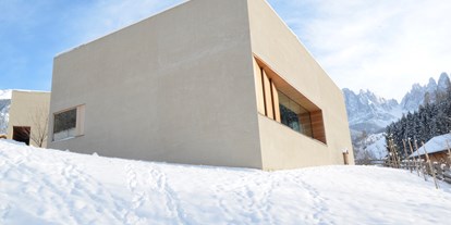 Ausflug mit Kindern - Witterung: Schnee - Pfalzen/Issing - Naturparkhaus im Winter - Naturparkhaus Puez-Geisler