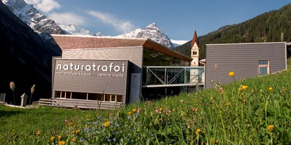 Ausflug mit Kindern - outdoor - Müstair - Besucherzentrum naturatrafoi des Nationalparks Stilfserjoch  - Nationalparkhaus naturatrafoi