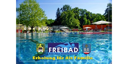 Ausflug mit Kindern - Kinderwagen: vollständig geeignet - Sankt Florian (Sankt Florian) - Freibad Bad Hall Pfarrkirchen - Freibad Pfarrkirchen bei Bad Hall