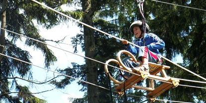 Ausflug mit Kindern - Themenschwerpunkt: Bewegung - Männersdorf - Hochseilpark Böhmerwald