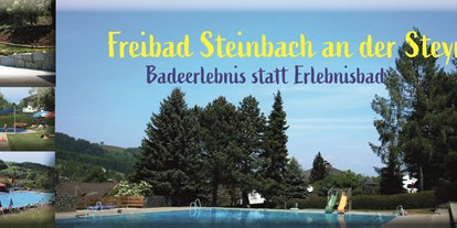 Ausflug mit Kindern - Ausflugsziel ist: ein Bad - Seebach (Spital am Pyhrn) - Freibad Steinbach an der Steyr