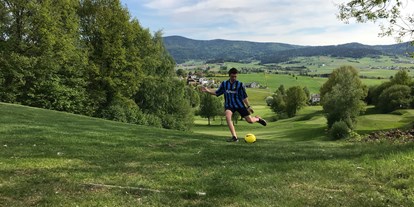 Ausflug mit Kindern - Stierberg (Peilstein im Mühlviertel) - SoccerGOLF - Böhmerwaldpark