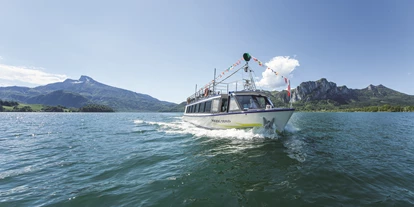 Ausflug mit Kindern - Umgebungsschwerpunkt: See - Sankt Leonhard (Grödig) - Ausflugsschiff "Herzog Odilo" am Mondsee - Mondsee Schifffahrt Hemetsberger