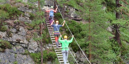 Ausflug mit Kindern - Witterung: Regenwetter - Roßleithen - Fels Hochseilgarten Hexenkessel - "Ein Eimer voll Adrenalin"