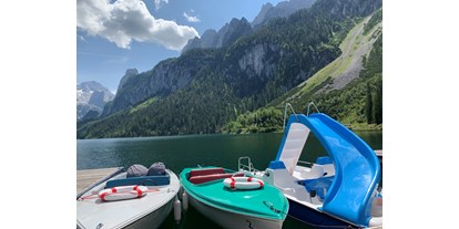 Ausflug mit Kindern - Alter der Kinder: 4 bis 6 Jahre - PLZ 5522 (Österreich) - Gosausee Boote 