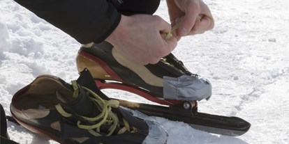 Ausflug mit Kindern - Themenschwerpunkt: Eislaufen - Trentino-Südtirol - Eislaufen am Tartscher Bühel: Ausleih vorhanden für Klein und Groß. - Natureislaufplatz am Tartscher Bühel