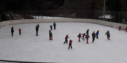 Ausflug mit Kindern - Witterung: Kälte - Welschnofen - Eislaufplatz Kantun in Tiers am Rosengarten