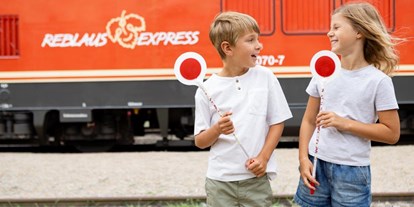 Ausflug mit Kindern - Gastronomie: kinderfreundliches Restaurant - Niederösterreich - Bahnerlebnis Reblaus Express