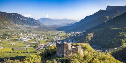 Ausflug mit Kindern - Umgebungsschwerpunkt: Land - Naturns, Südtirol - Copyright: Tourismusverein Tisens-Prissian/René Gamper - Ruine Casatsch Pfeffersburg