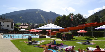 Ausflug mit Kindern - Dauer: halbtags - Tirol - Kinder-Becken mit Rutsche - Freibad Steinach a. Br. 