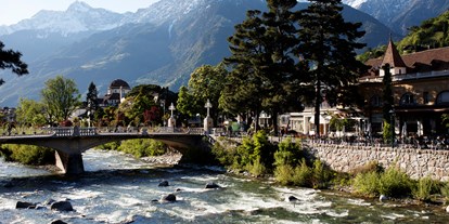 Ausflug mit Kindern - Lana (Trentino-Südtirol) - Sandplatz und Postbrücke