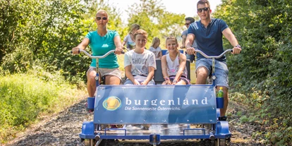 Trip with children - Kirchschlag in der Buckligen Welt - Sonnenland Draisinentour