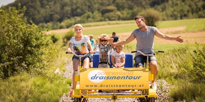 Trip with children - Ausflugsziel ist: ein Naturerlebnis - Oberrabnitz - Sonnenland Draisinentour