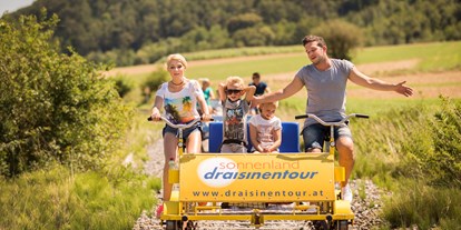 Ausflug mit Kindern - Forchtenstein - Sonnenland Draisinentour