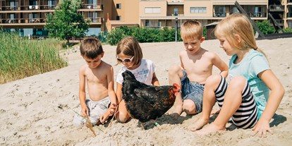Ausflug mit Kindern - Dauer: mehrtägig - Burgenland - Tiergestützte Programme mit den zertifizierten Tieren von St. Martins - St. Martins Therme & Lodge