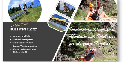 Ausflug mit Kindern - Kärnten - Sommerrodelbahn und Klettergarten am Klippitztörl - Sommerrodelbahn & Erlebnisklettergarten Klippitztörl