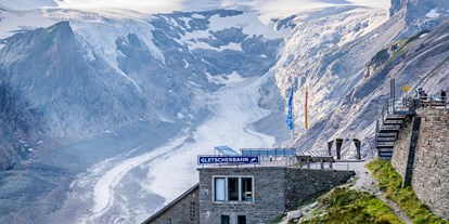 Ausflug mit Kindern - Umgebungsschwerpunkt: Berg - Hof (Heiligenblut am Großglockner) - Gletscherbahn an der Kaiser-Franz-Josefs-Höhe - Gletscherbahn-Erlebnis ewiges Eis
