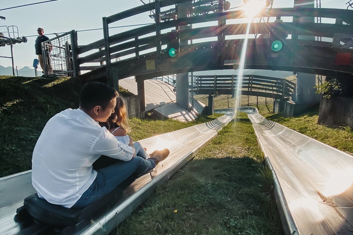 Ausflugsziel: Sommerrodelbahn im Freizeitpark Zahmer Kaiser Walchsee/Tirol - Sommerrodelbahn Walchsee