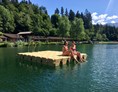 Ausflugsziel: Badeinsel neu seit 2018 - Naturbadesee Tristacher See