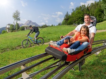 Sommerrodelbahn Osttirodler Lienz Highlights beim Ausflugsziel Erlebnisberg Hochstein